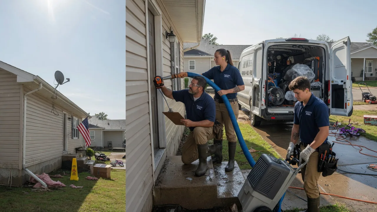 Ceiling Water Damage Restoration in Kingston, WI near me